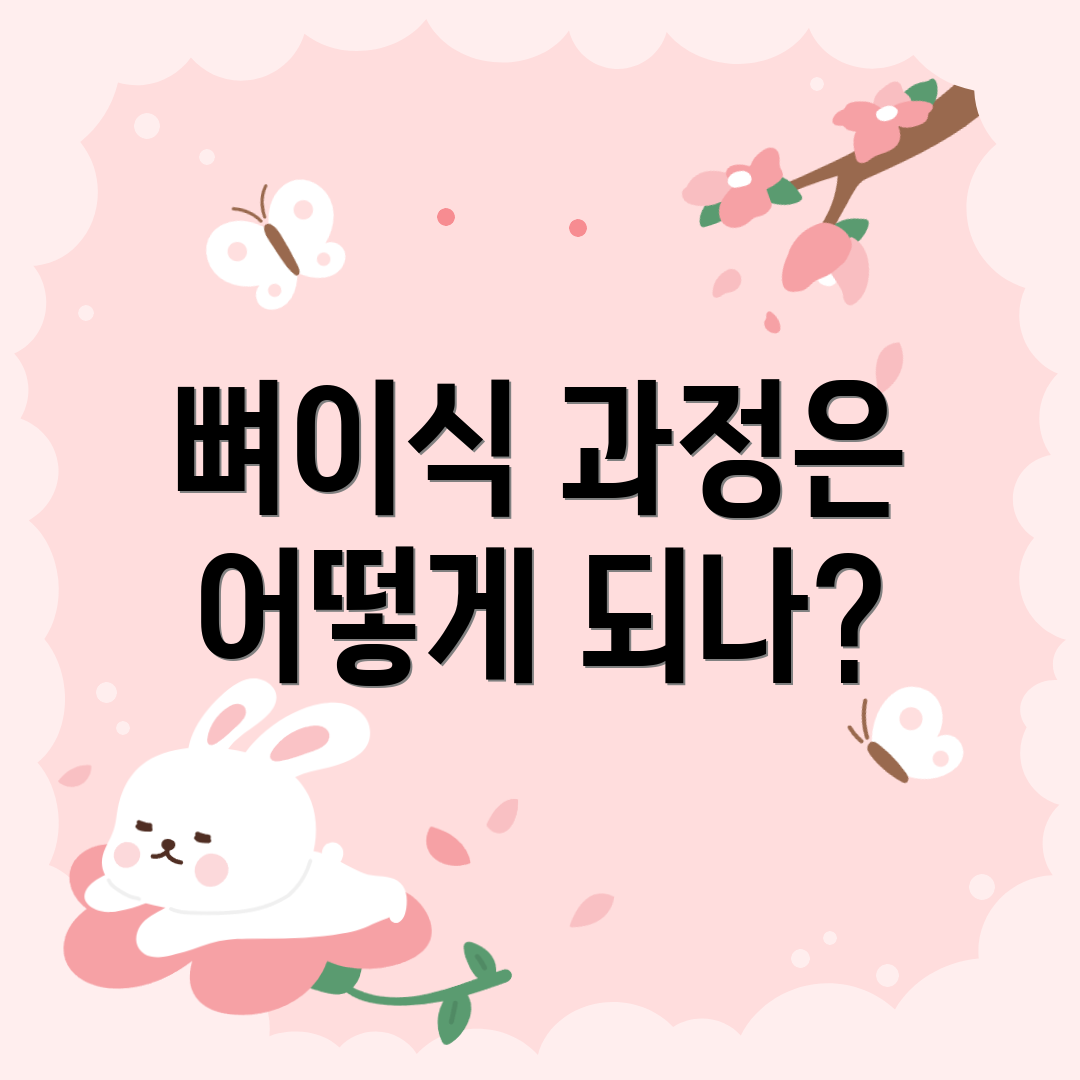 뼈이식 과정은 어떻게 되나?
