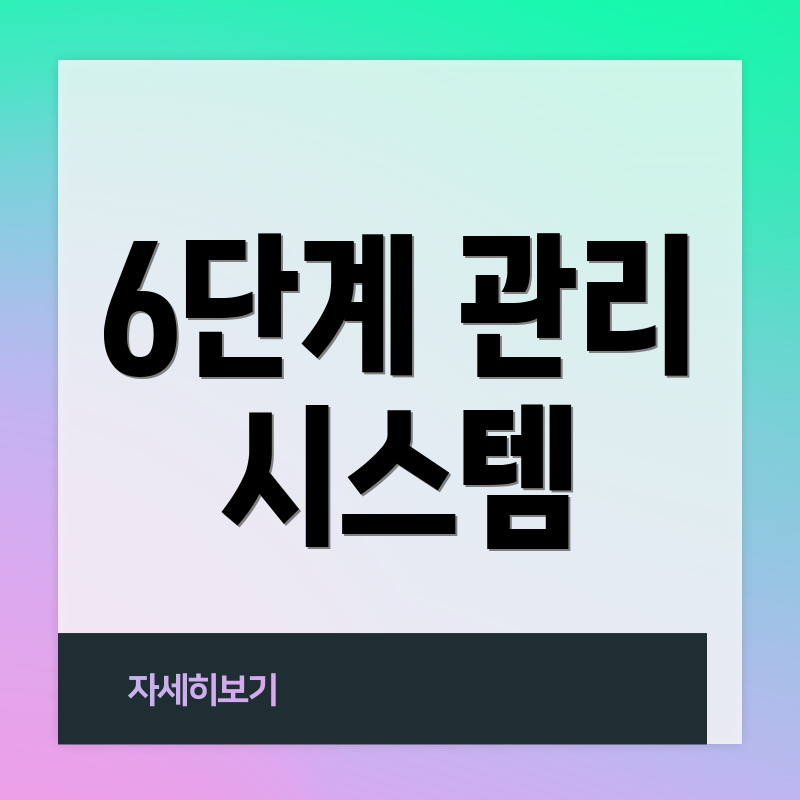 6단계 관리 시스템
