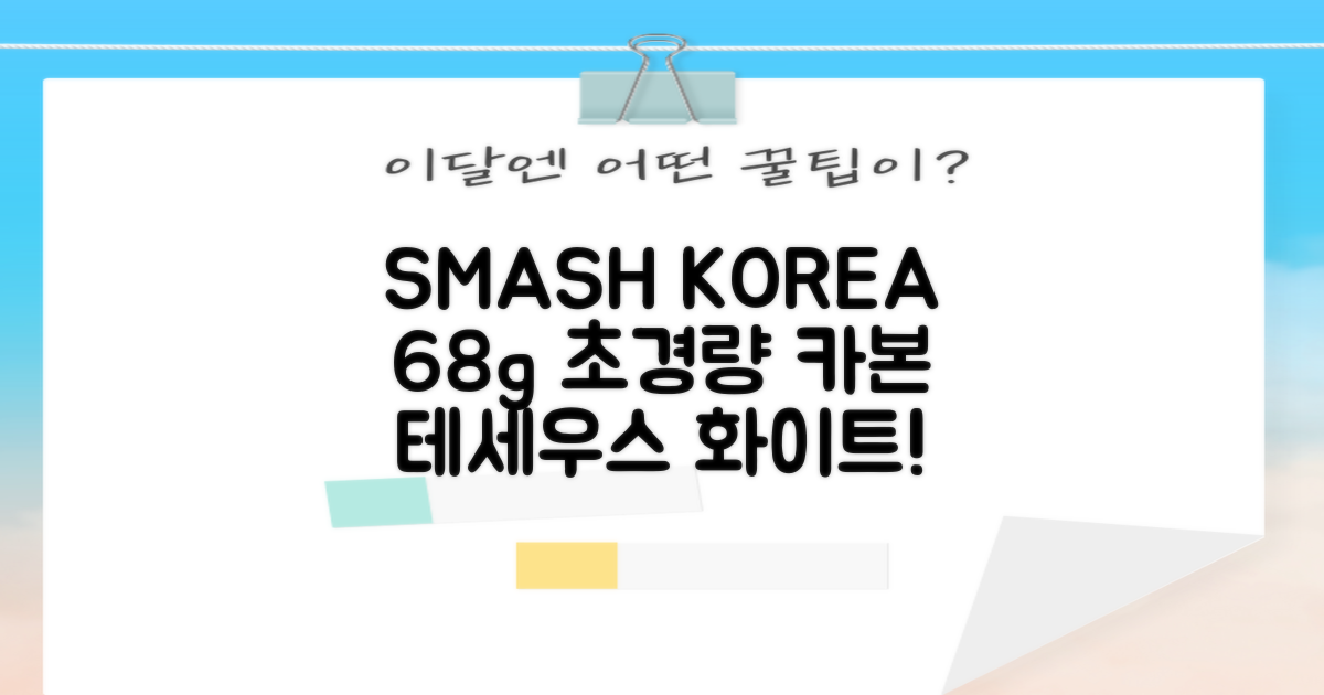 스맥스코리아 풀카본 초경량 배드민턴 라켓 68g, 테세우스 화이트, 1개 추천 리뷰