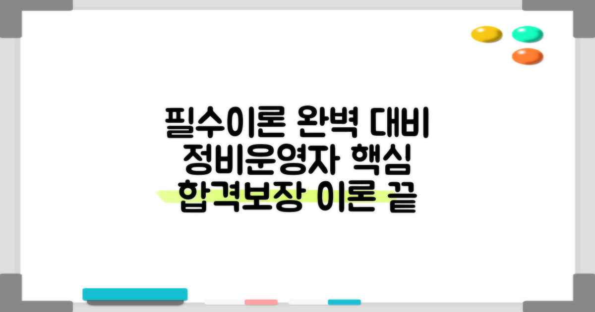 Maintenance/Operator 필수이론 완벽 대비