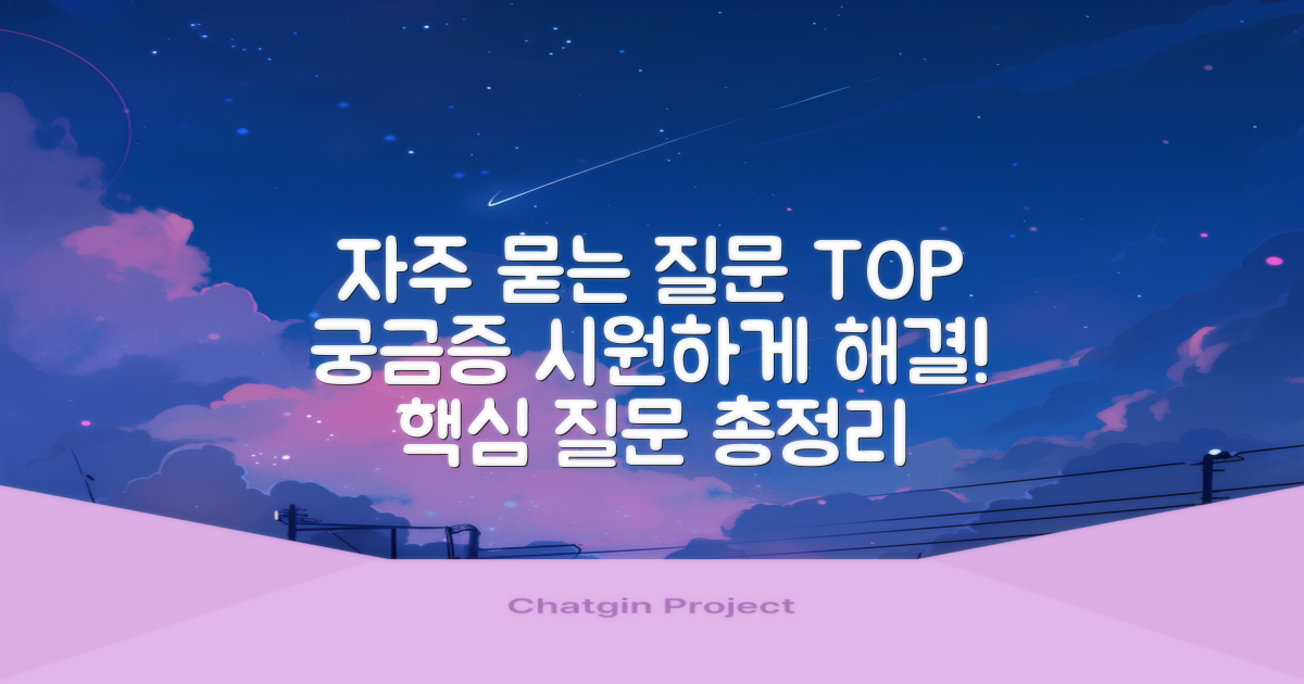 자주 묻는 질문