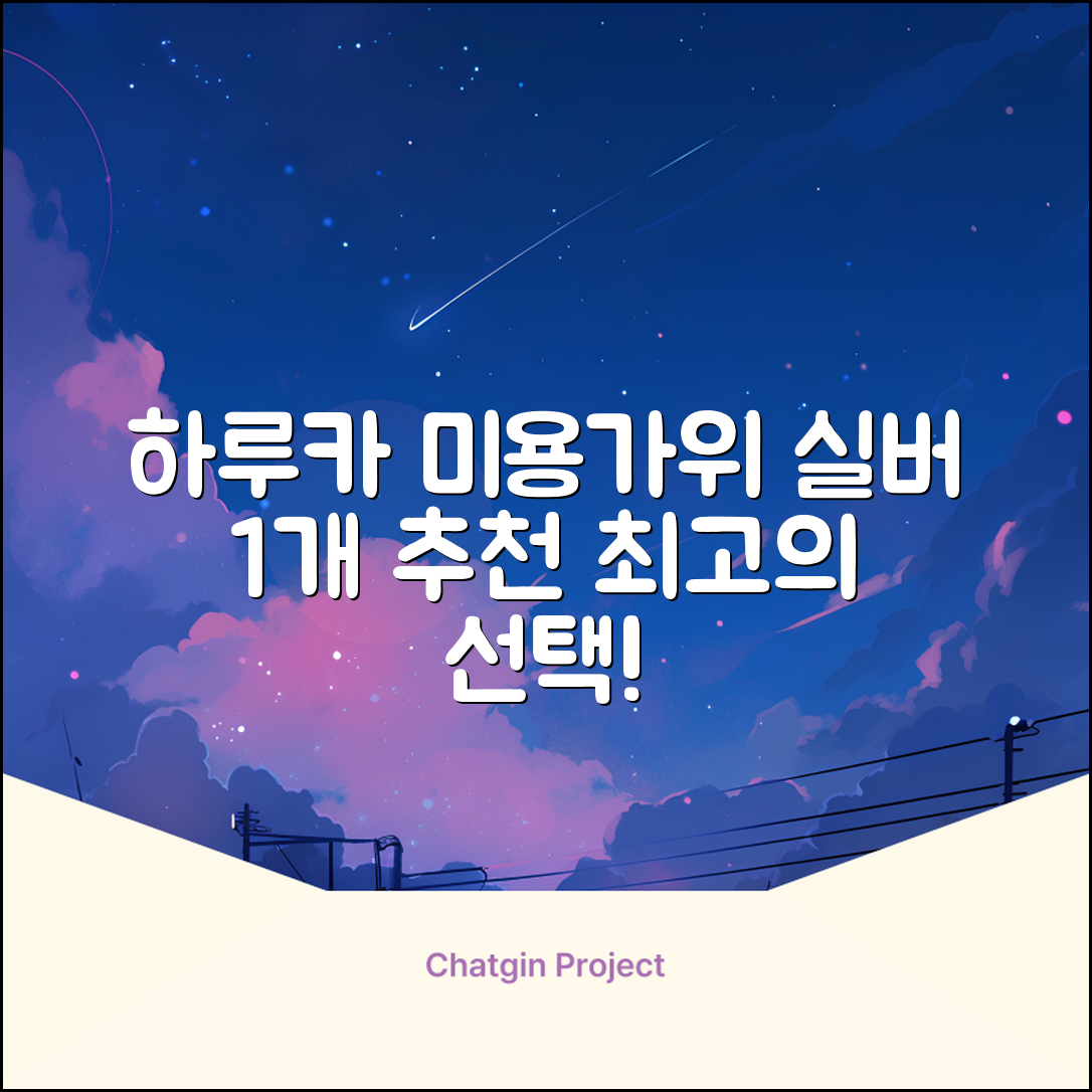 하루카 미용가위 세트, 실버, 1개 추천 리뷰