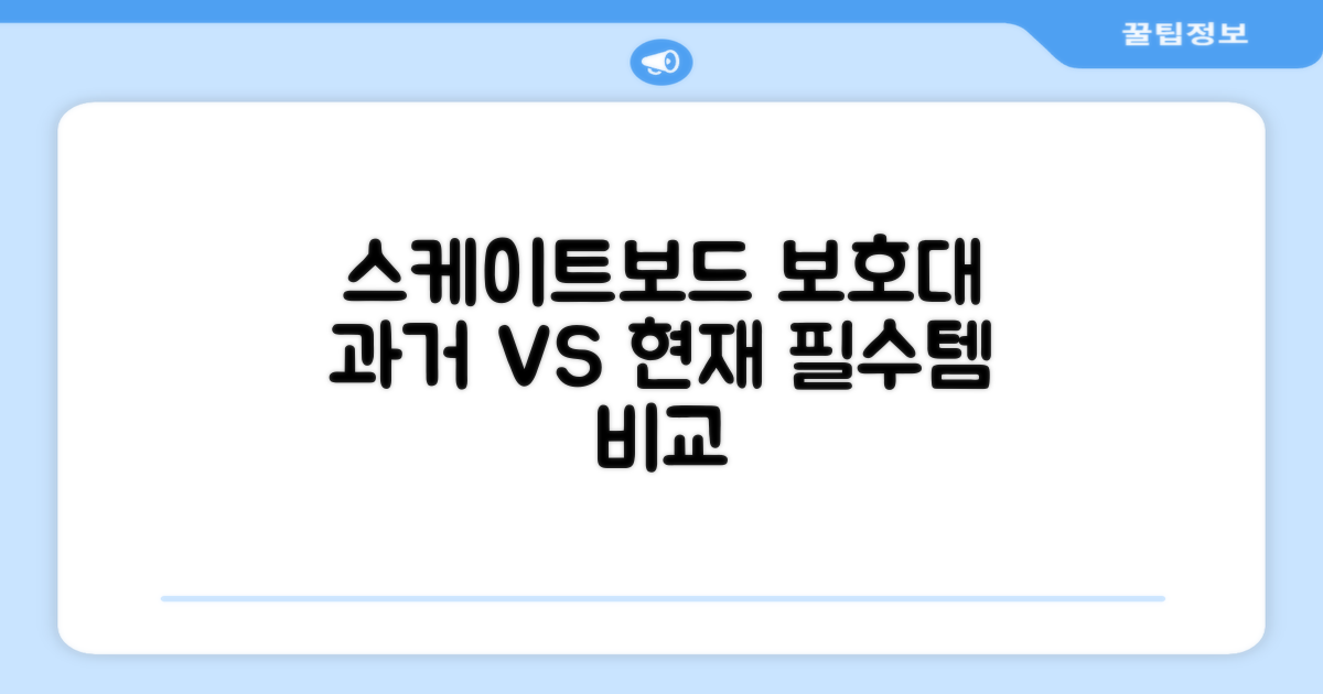 스케이트보드 보호대, 과거와 현재