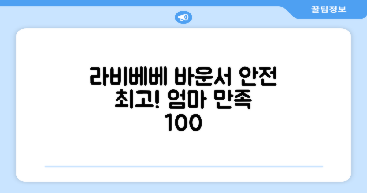 라비베베 세이프 바운서 추천 리뷰