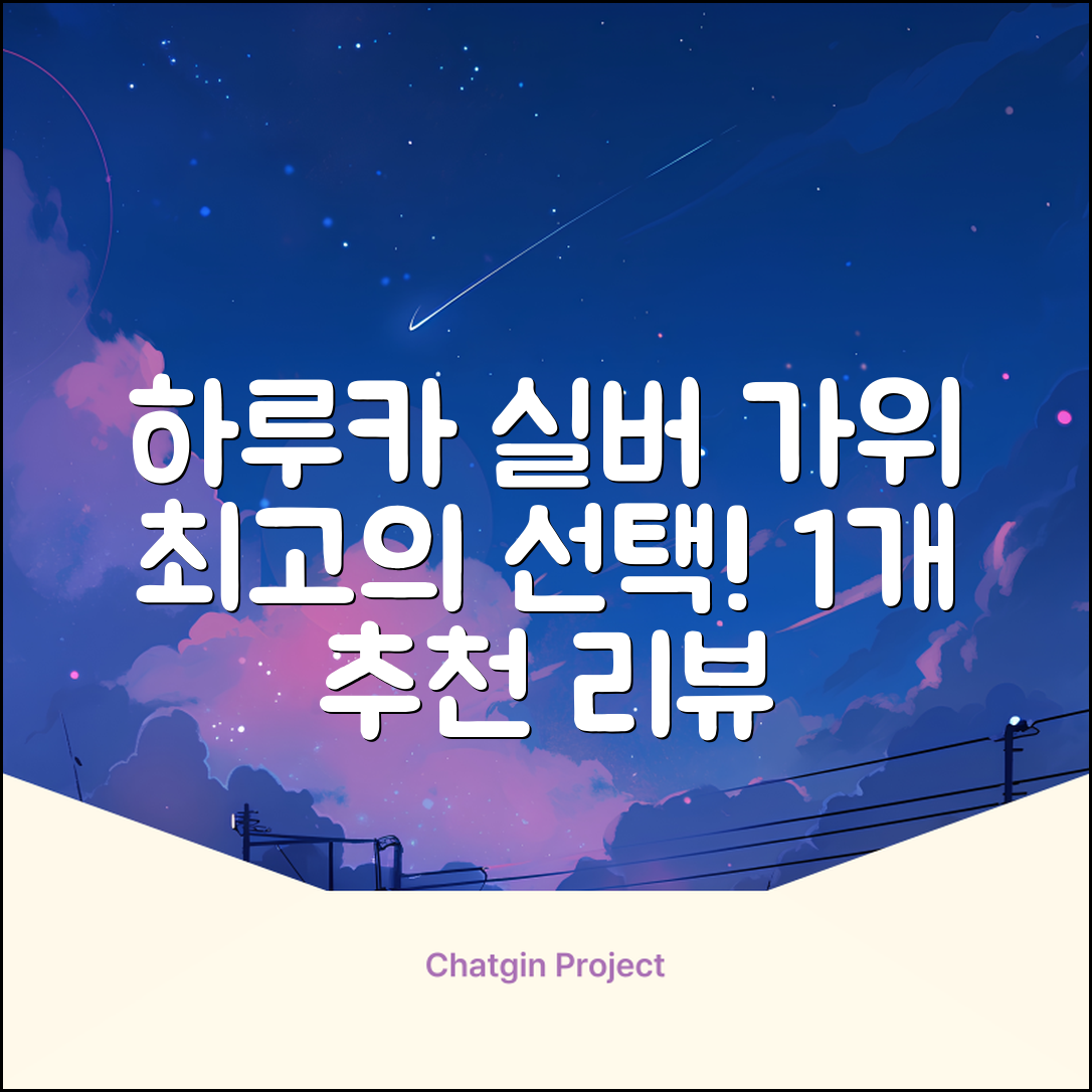 하루카 미용가위 세트, 실버, 1개 추천 리뷰