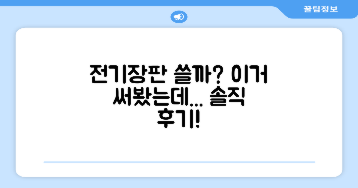 이 전기장판, 써볼 만한가?