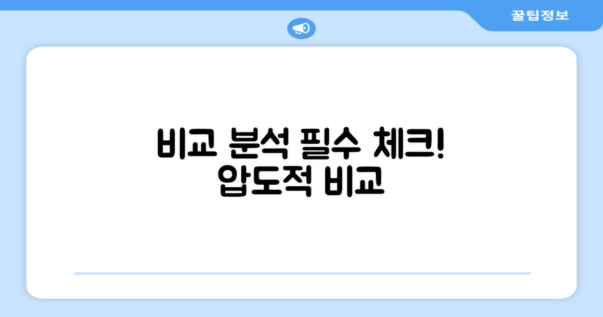 타 제품과 비교 분석