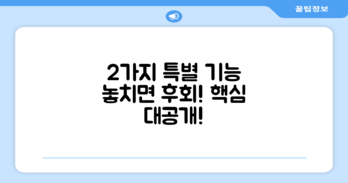 2가지 특별 기능