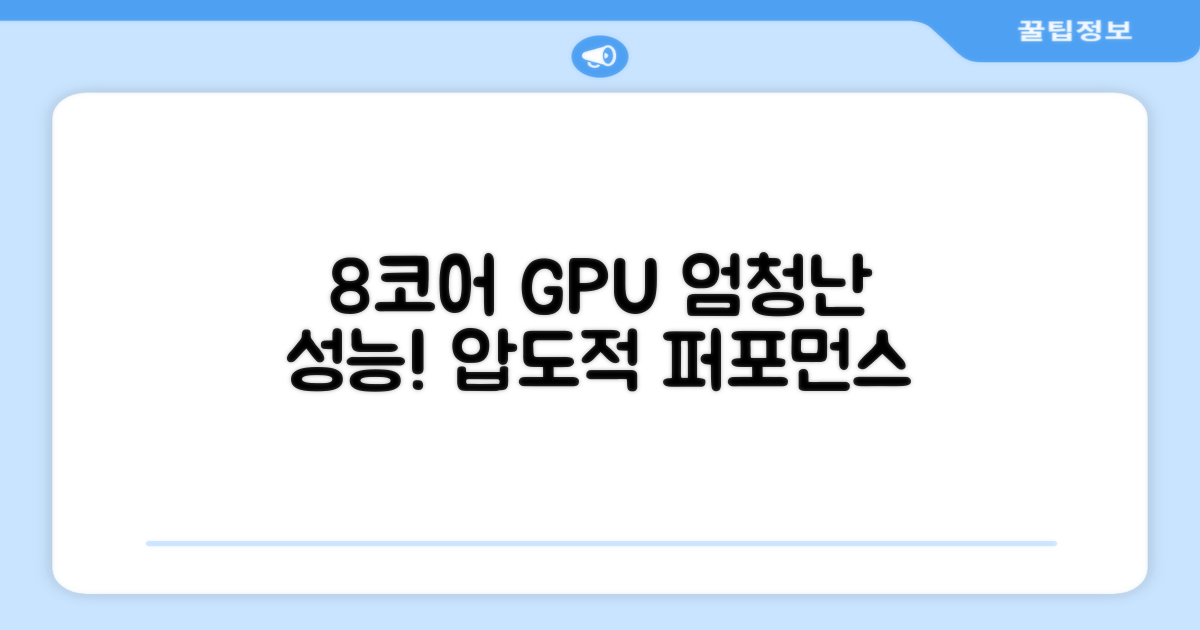 8코어 GPU, 어떤 성능을 보여줄까?